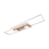 Albany 2 Light LED Square Ceiling Light – Coffee