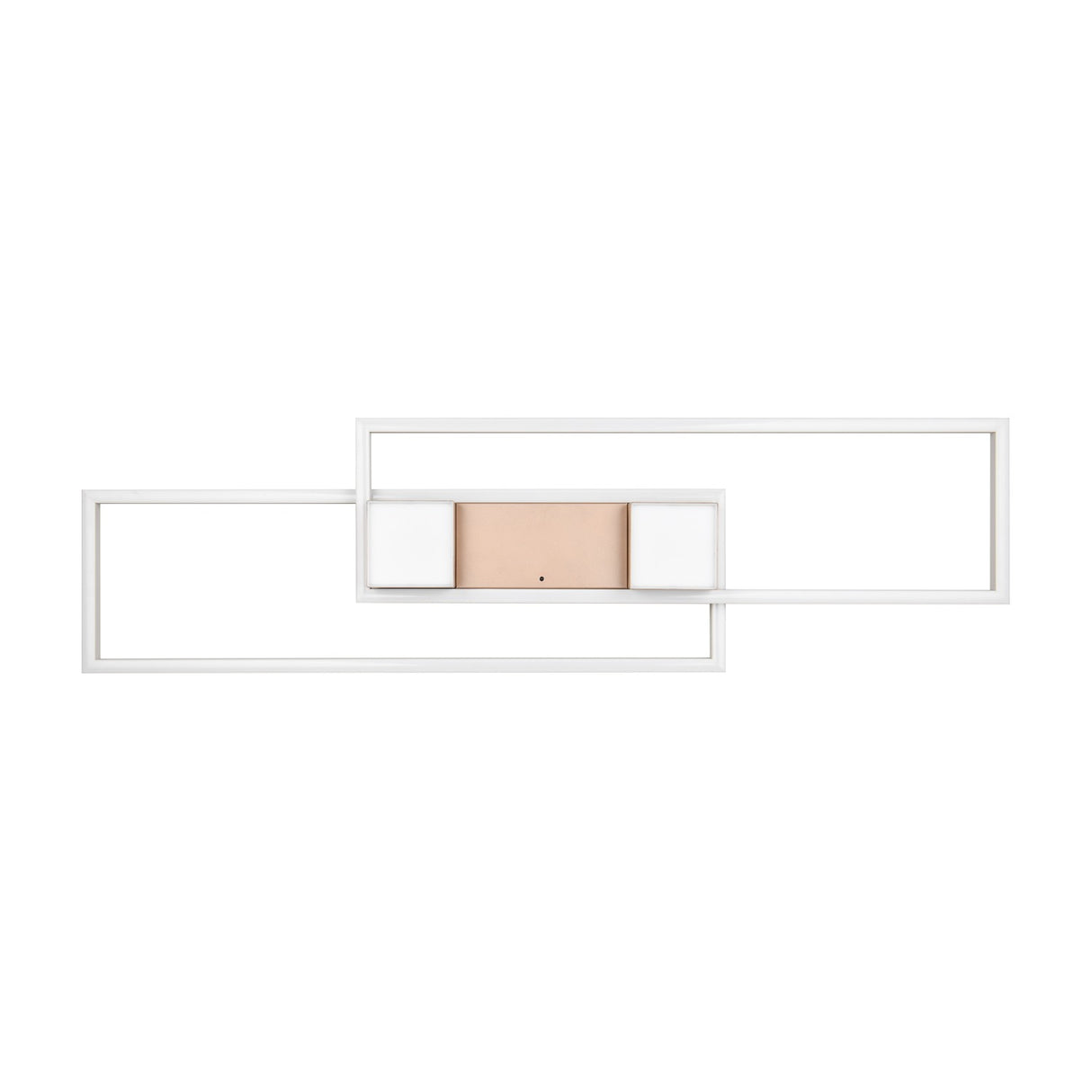 Albany 2 Light LED Square Ceiling Light – Coffee
