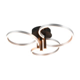 Caruso 3 Light LED Ceiling Light – Brushed Aluminium