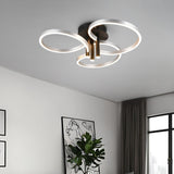 Caruso 3 Light LED Ceiling Light – Brushed Aluminium