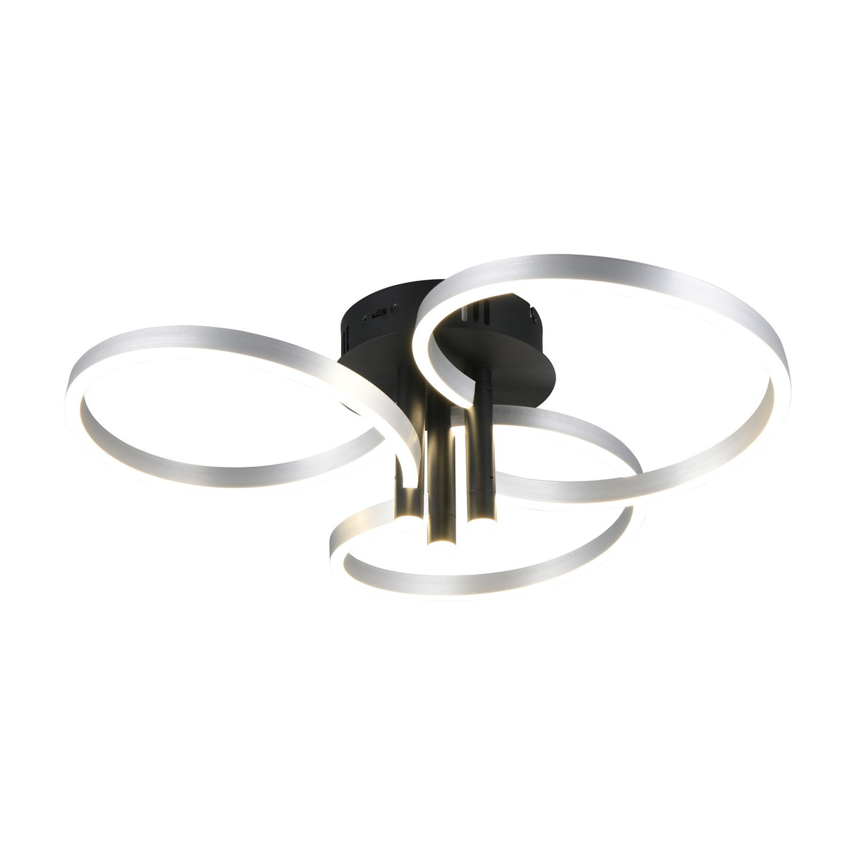Caruso 3 Light LED Ceiling Light – Brushed Aluminium