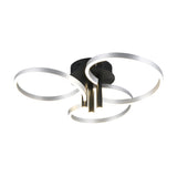 Caruso 3 Light LED Ceiling Light – Brushed Aluminium