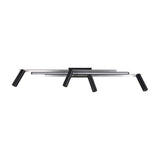 Zeno 5 Light LED Linear Ceiling Light – Brushed Aluminium