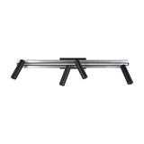 Zeno 5 Light LED Linear Ceiling Light – Brushed Aluminium