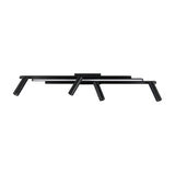 Zeno 5 Light LED Linear Ceiling Light – Matt Black
