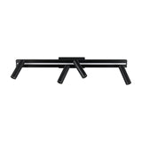 Zeno 5 Light LED Linear Ceiling Light – Matt Black