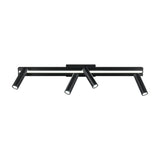 Zeno 5 Light LED Linear Ceiling Light – Matt Black