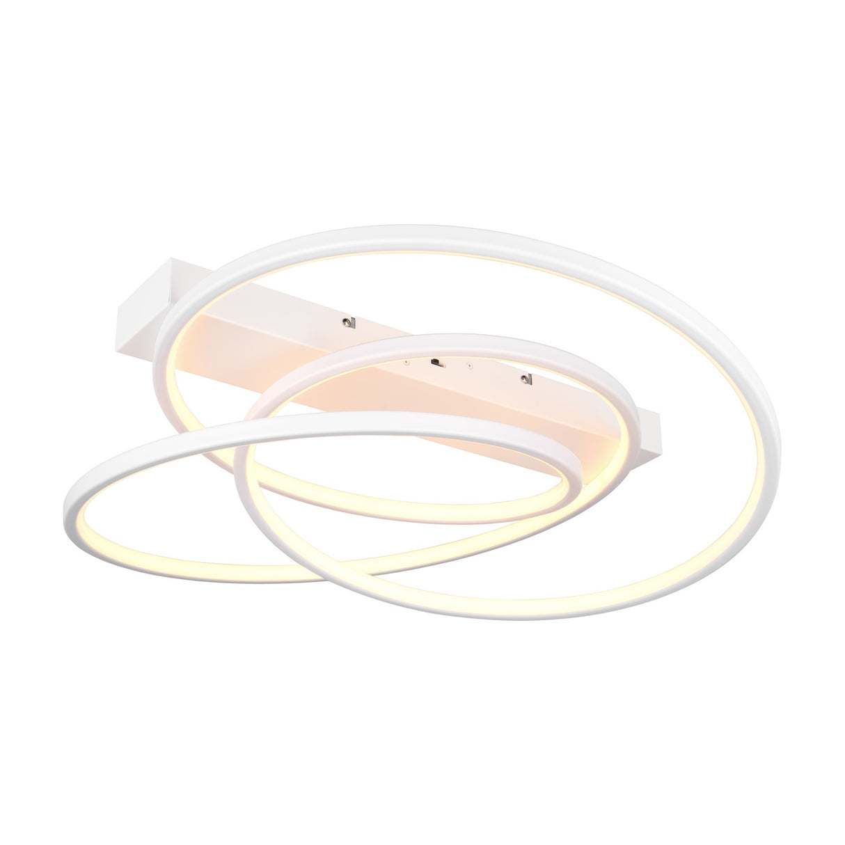 Darvin 2 Light LED Circular Ceiling Light – Matt White