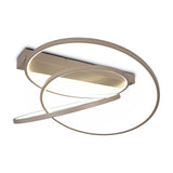 Darvin 2 Light LED Circular Ceiling Light – Taupe