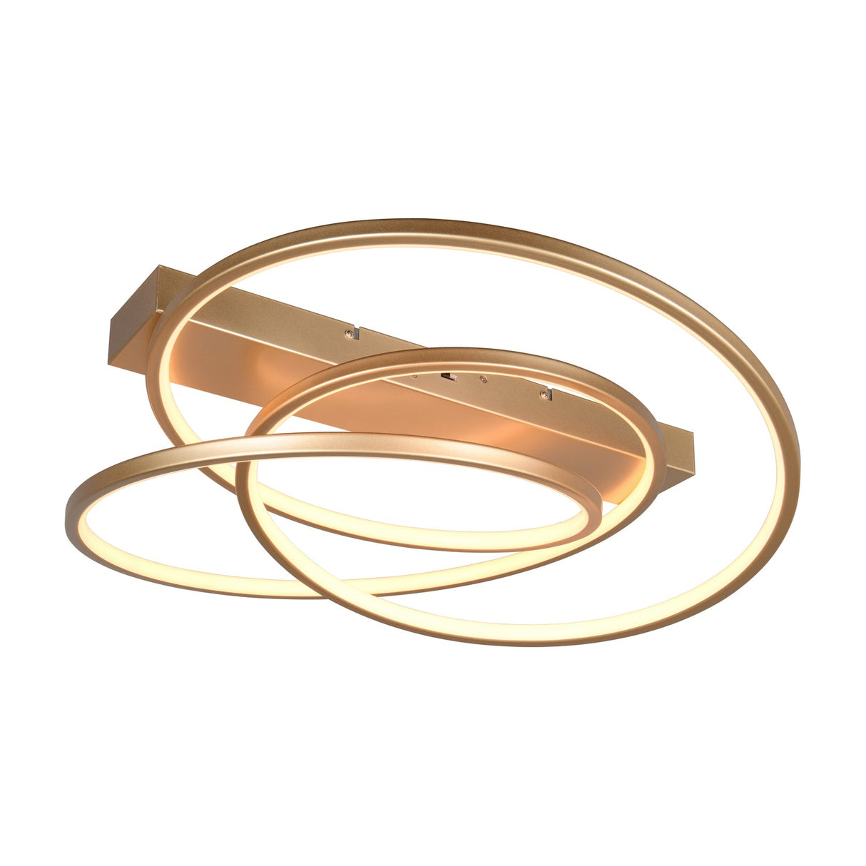 Darvin 2 Light LED Circular Ceiling Light – Gold