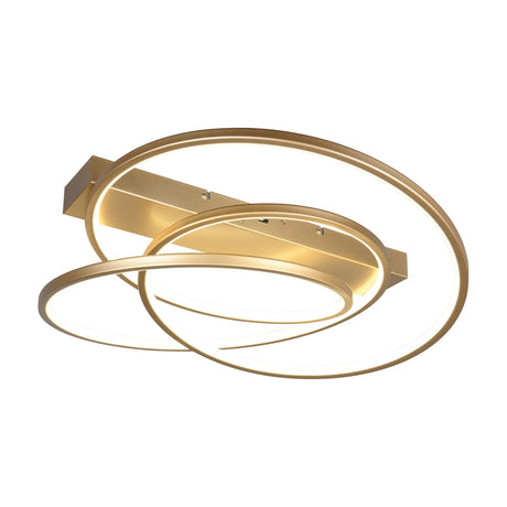Darvin 2 Light LED Circular Ceiling Light – Gold