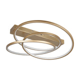 Darvin 2 Light LED Circular Ceiling Light – Gold