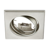 Jura Square Downlight – Satin Nickel