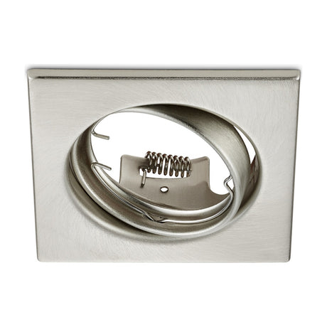 Jura Square Downlight – Satin Nickel