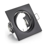 Jura Square Downlight – Matt Black