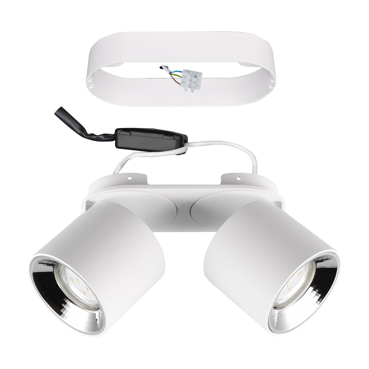 Guayana 2 Light Ceiling Light – Matt White