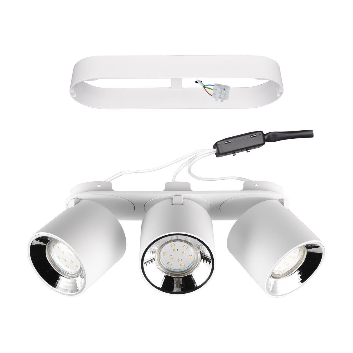 Guayana 3 Light Bar Ceiling Light – Matt White