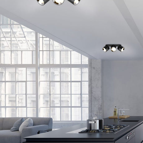 Guayana 3 Light Bar Ceiling Light – Matt Black