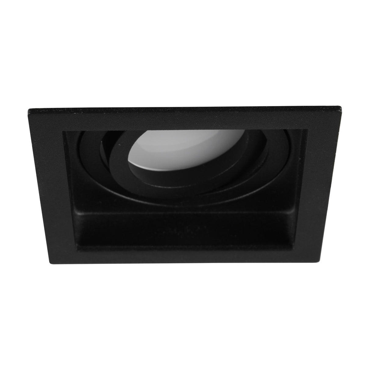 Kenai Square Downlight – Matt Black