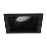 Kenai Square Downlight – Matt Black