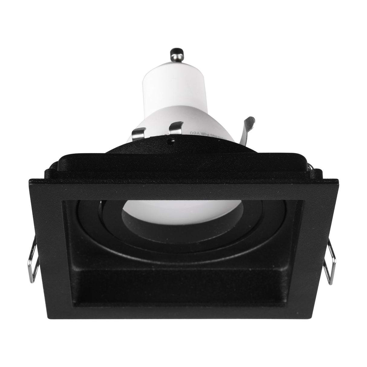 Kenai Square Downlight – Matt Black