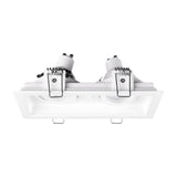 Kenai 2 Light Square Downlight – Matt White
