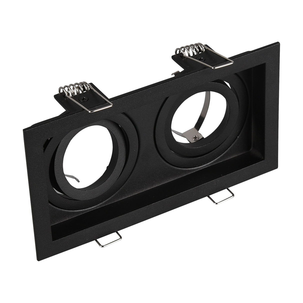 Kenai 2 Light Square Downlight – Matt Black