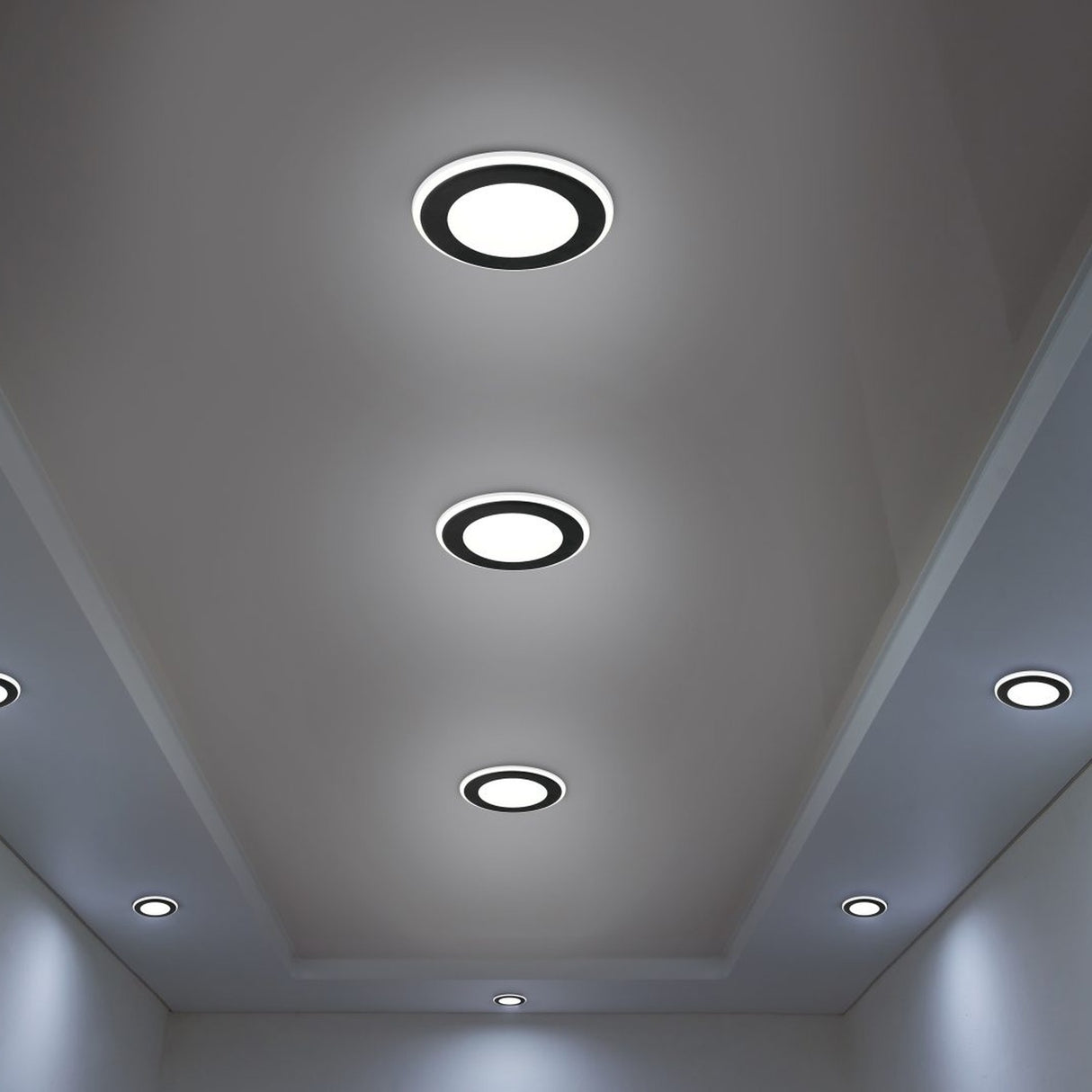 Aura 8cm LED Downlight – Matt Black