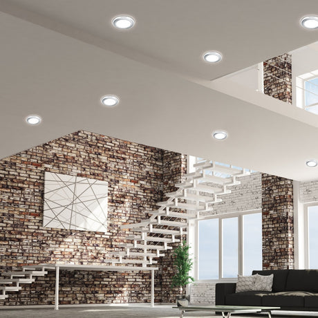 Aura 14cm LED Downlight – Chrome