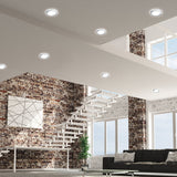 Aura 14cm LED Downlight – Chrome