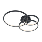 Aaron 3 Light LED Circular Ceiling Light – Anthracite