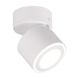 Taurus LED Glass Ceiling Light – Matt White