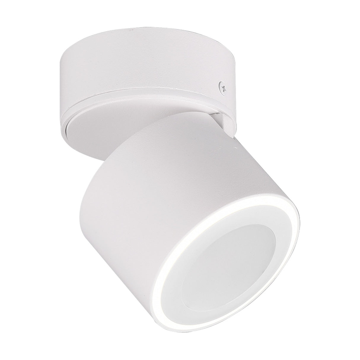 Taurus LED Glass Ceiling Light – Matt White