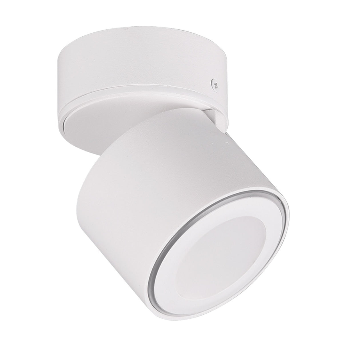 Taurus LED Glass Ceiling Light – Matt White