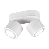 Taurus 2 Light LED Circular Ceiling Light – Matt White