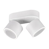 Taurus 2 Light LED Circular Ceiling Light – Matt White