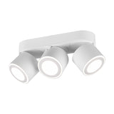 Taurus 3 Light LED Circular Ceiling Light – Matt White
