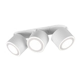 Taurus 3 Light LED Circular Ceiling Light – Matt White