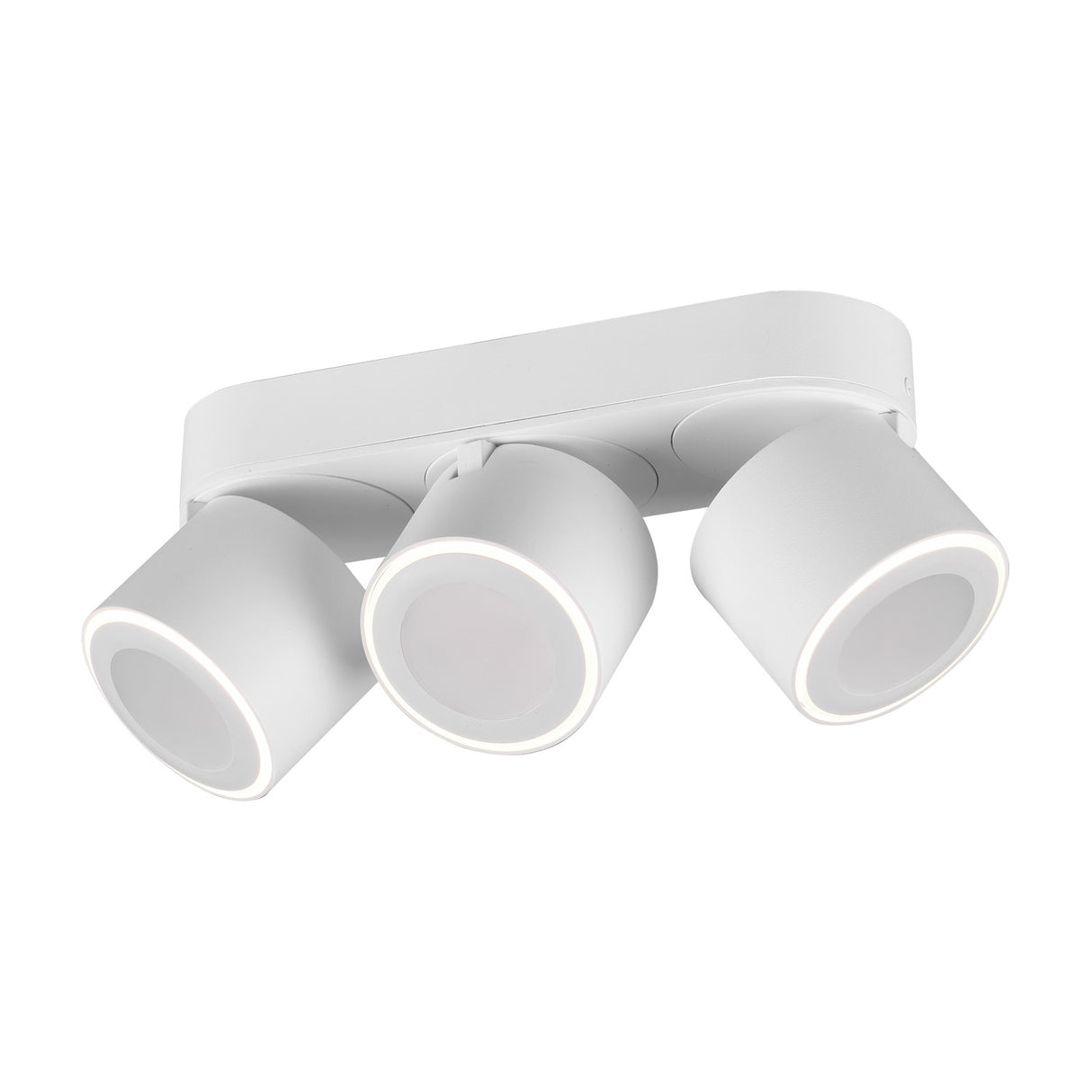 Taurus 3 Light LED Circular Ceiling Light – Matt White