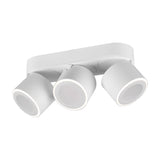 Taurus 3 Light LED Circular Ceiling Light – Matt White
