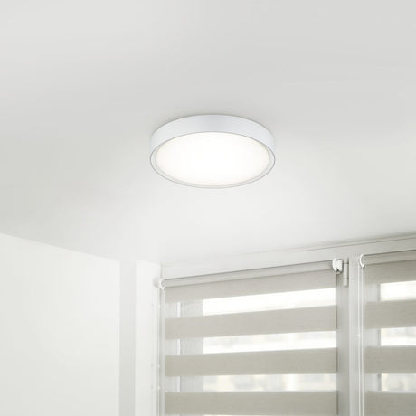 Clarimo LED Glass Ceiling Light – White
