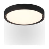 Clarimo LED Glass Ceiling Light – Matt Black