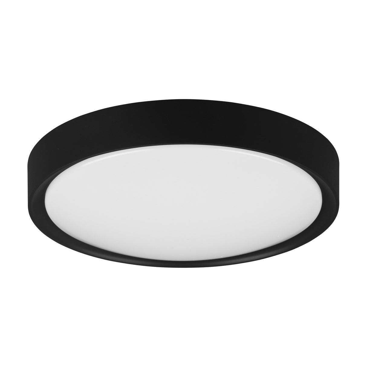 Clarimo LED Glass Ceiling Light – Matt Black