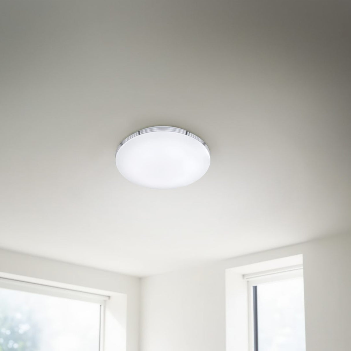 Apart LED Glass 41cm Ceiling Light – Chrome