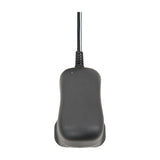 Mercury 12V 1000mA switch mode power supply by AVSL, black casing with attached output cable and small indicator light, shown on a white background.