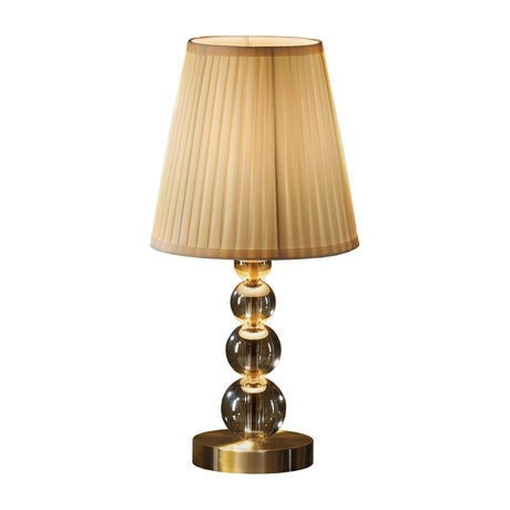 Mercury Champagne Glass Table Lamp - Champagne and Antique Brass