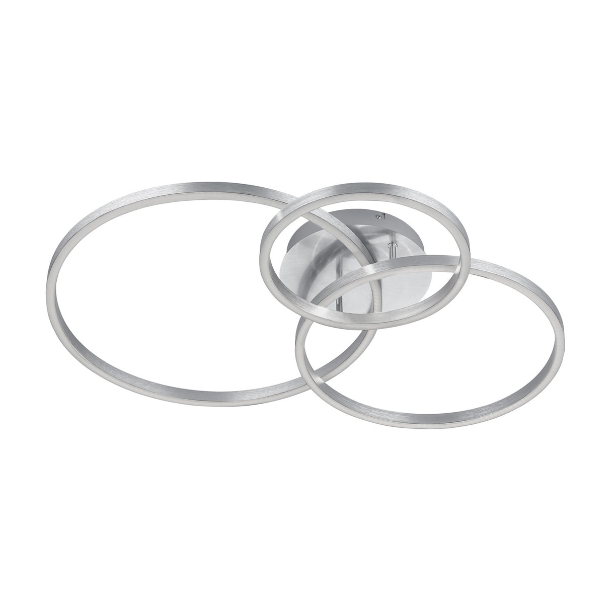 Winona 3 Light LED Circular Ceiling Light – Satin Nickel