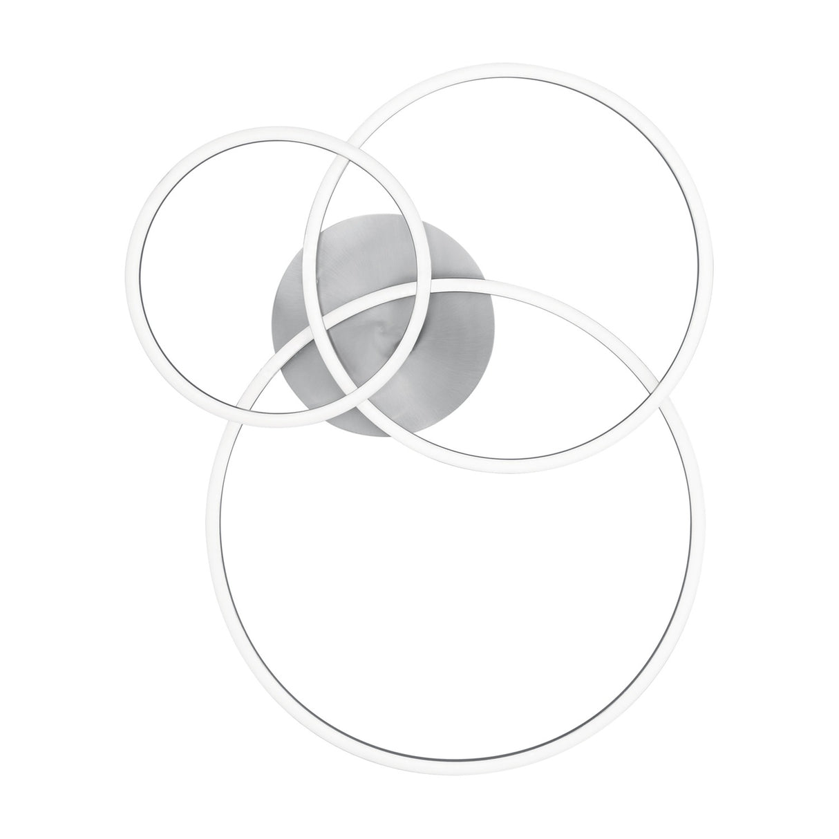 Winona 3 Light LED Circular Ceiling Light – Satin Nickel