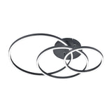 Winona 3 Light LED Circular Ceiling Light – Matt Black