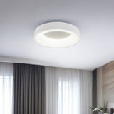 Girona LED Circular Ceiling Light – Matt White